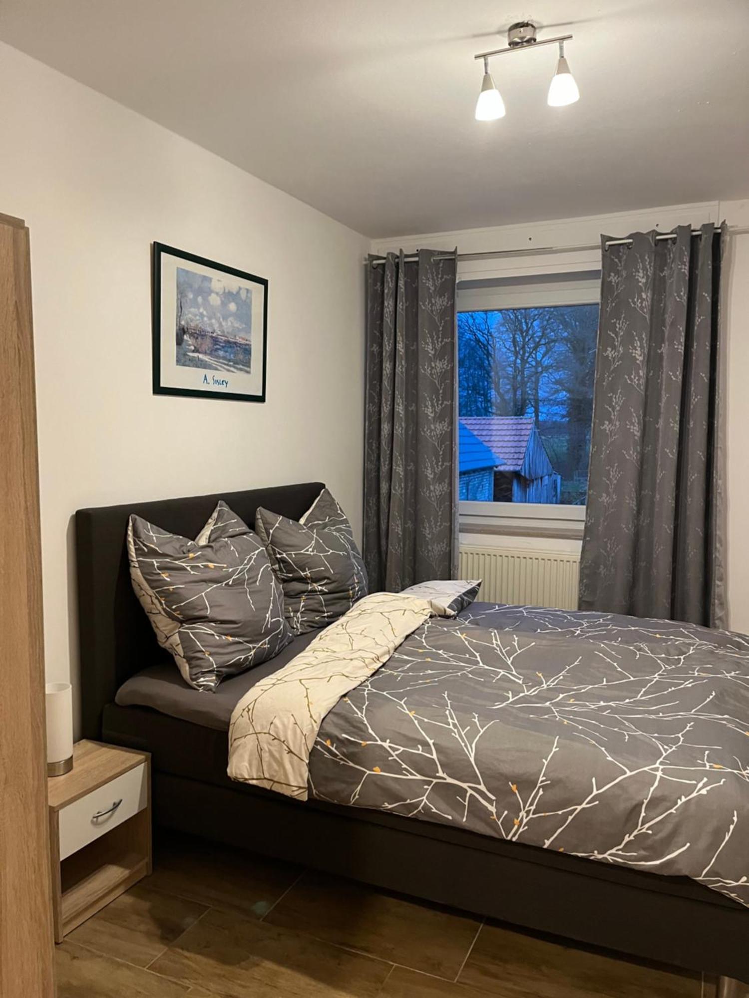 Wunderschoene Ferienwohnung Mit Balkon Auf Dem Bauernhof Greven Dış mekan fotoğraf