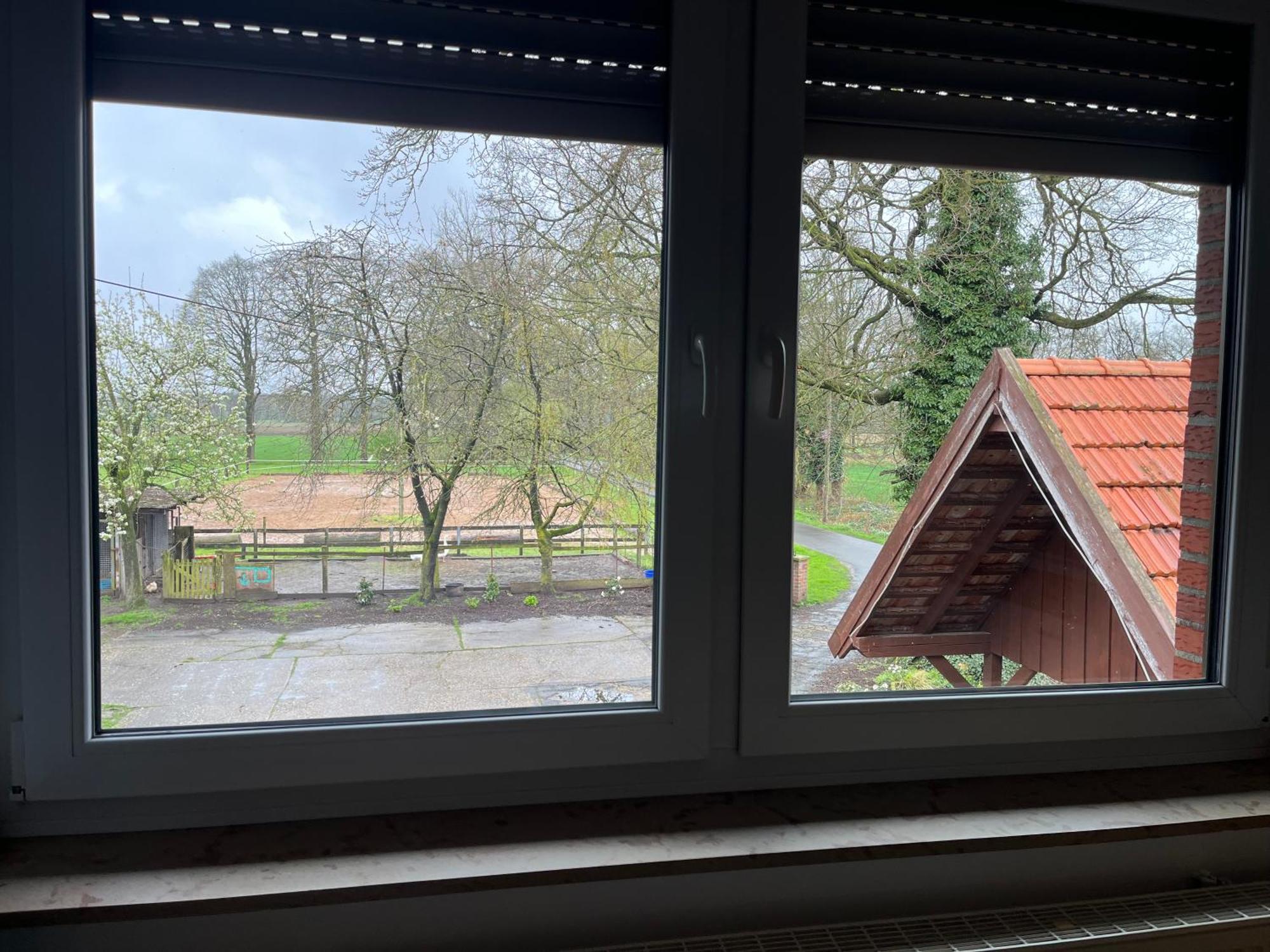 Wunderschoene Ferienwohnung Mit Balkon Auf Dem Bauernhof Greven Dış mekan fotoğraf